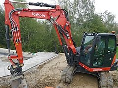 Kubota KX 080-4 - 8,4t -  4,6m Grabtiefe - Verstellausleger
