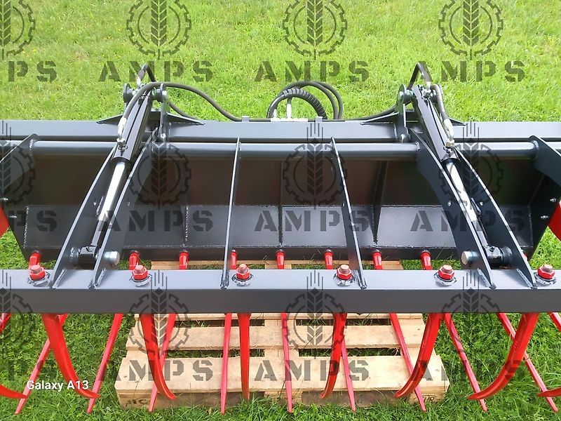 AMPS Krokodyl II-Siłownikowy Zęby Kute/ KROKODILGEBISS 2-ZYLINDER Manitou, New Holland