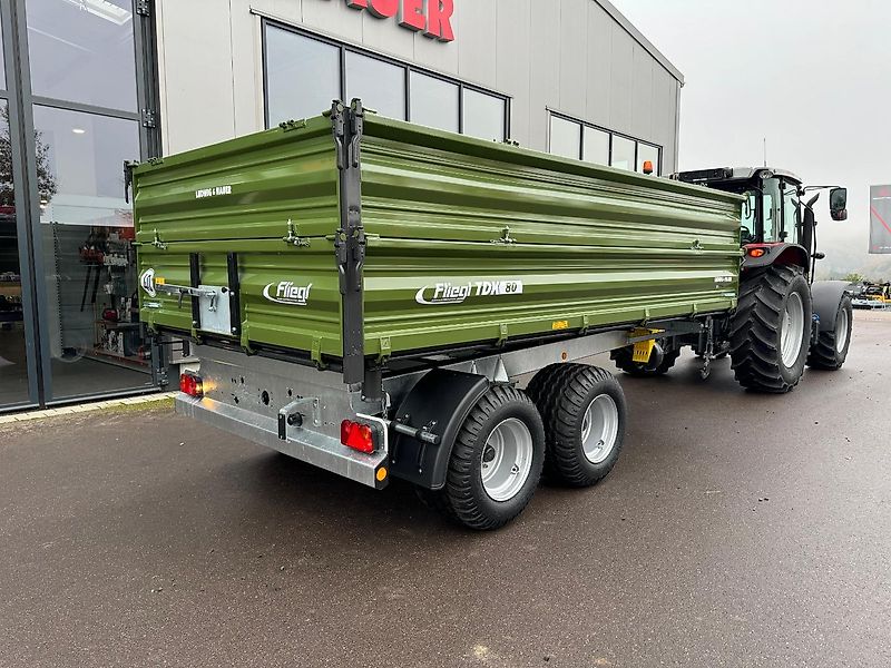 Fliegl TDK 80A-88 VR FOX Tandem-Dreiseitenkipper