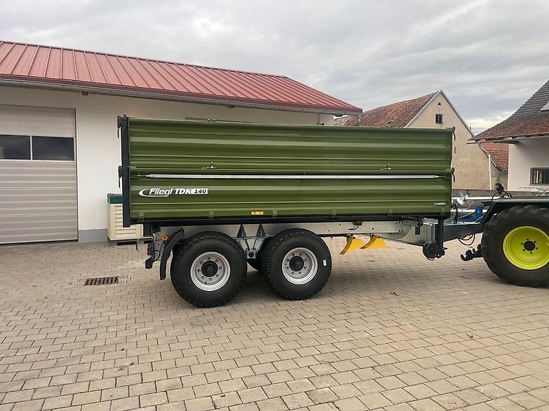 Fliegl TDK 140 Fox Tandemkipper Kipper Anhänger Traktor 2 Achser