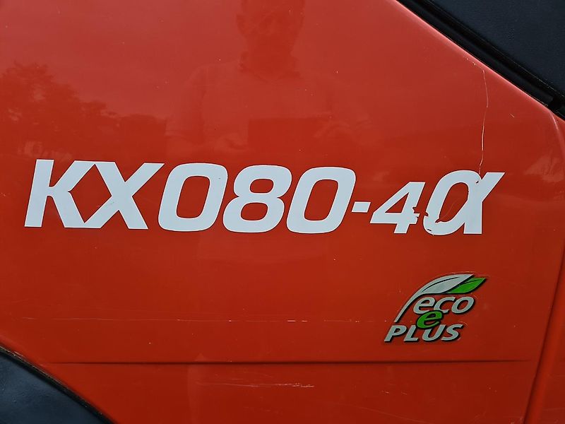 Kubota KX080-4 mit Gummiketten