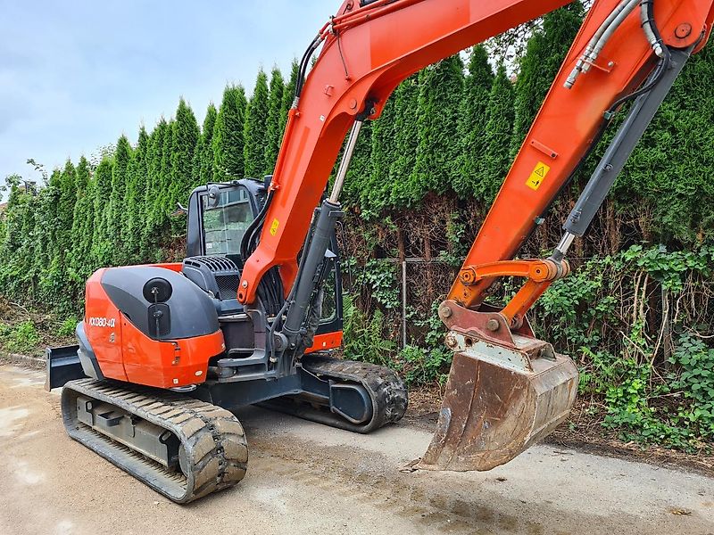 Kubota KX080-4 mit Gummiketten