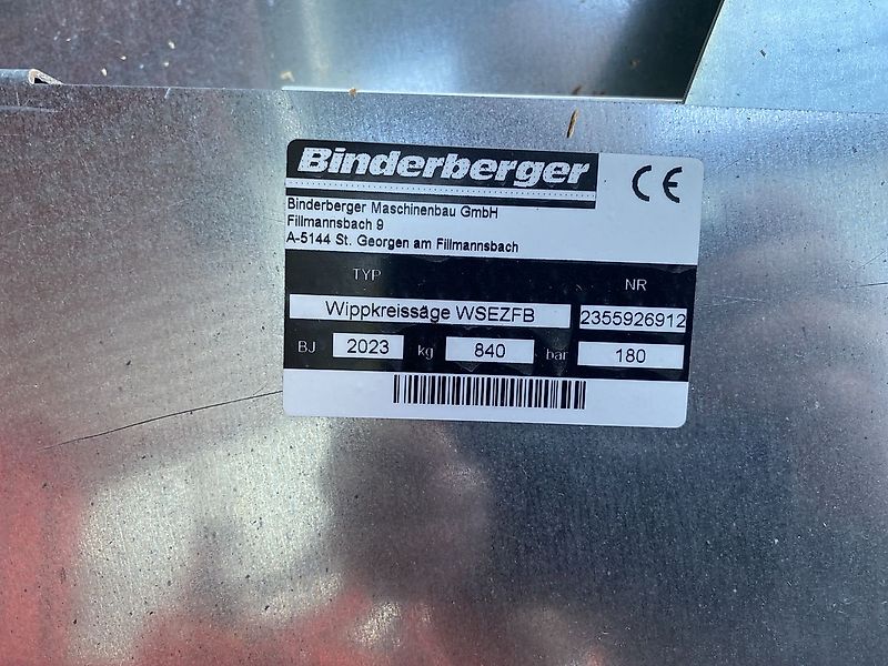Binderberger Förderband-Säge WS 700 FB EZ proline