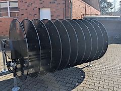 Langweger Schlauchhaspel XL125, 10 Fächer - für 1000 Meter Flachschlauch