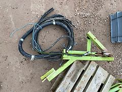 Claas Volto 840, Schwandtuchhalter mit Hydraulikzylinder