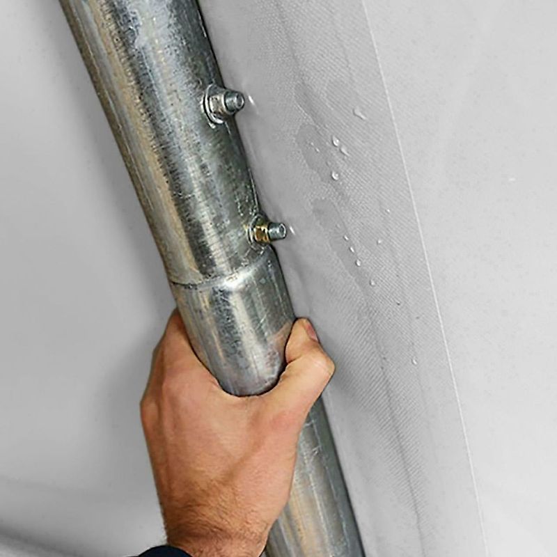 Toolport GmbH Container Überdachung 6x6m Zelthalle Lagerzelt Containerzelt