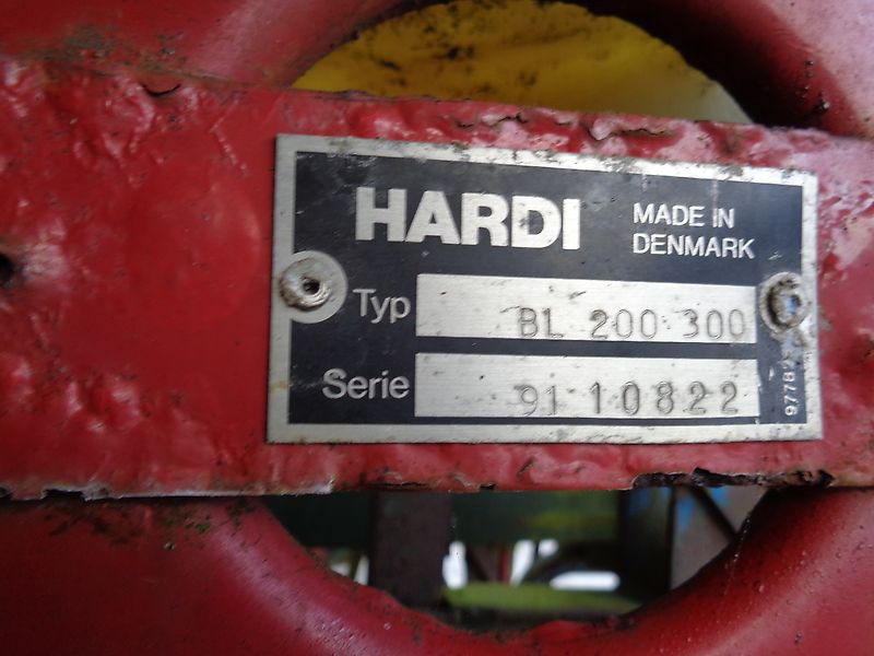 Hardi 200Liter Unterblattspritze 8Halter Dreipunktanbau