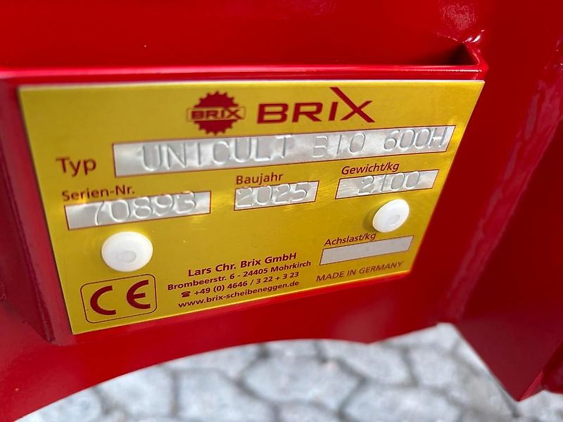 Brix Unicult Bio Biogrubber Grubber 6m neu Flachgrubber Ultraflachgrubber Federzinkenegge