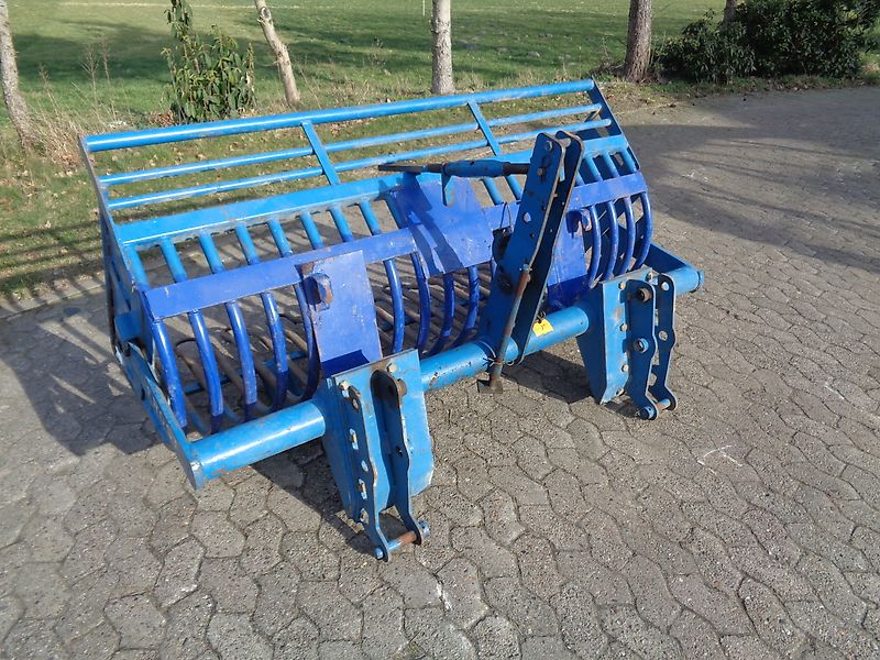 Frost Rübengabel 190cm Arbeitsbreite mit 3Punktanbaubock passend für Schlepperanbau Rübengabel Rübenforke Steinforke Feuerholzgabel Steinforke