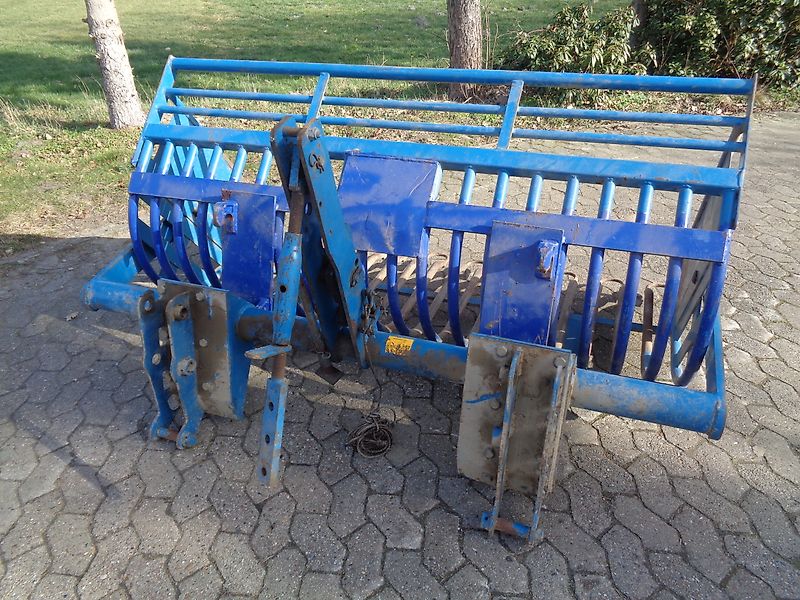 Frost Rübengabel 190cm Arbeitsbreite mit 3Punktanbaubock passend für Schlepperanbau Rübengabel Rübenforke Steinforke Feuerholzgabel Steinforke