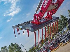 Sonarol Krokodil-Zange Greifer 2,1m mit Euro Aufnahme