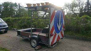 Absperrtafel Verkehrsleitanhänger verkeherssicherungsanhänger vz Absperrtafel Verkehrsleitanhänger verkeherssicherungsanhänger vz