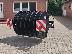 Langweger Schlauchhaspel Schlauchhaspel L125, mit 6 Fächern - für 600 Meter Flachschlauch