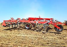 Unia Cross HP 6 vierbalkiger Flügelschargrubber Doppel U-Walze Auslösekraft 560kg