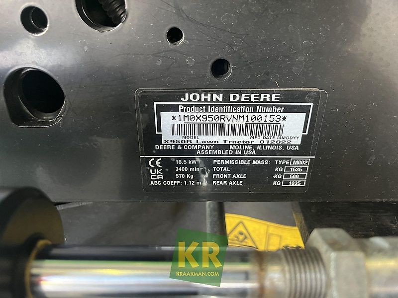 John Deere X950R #66018