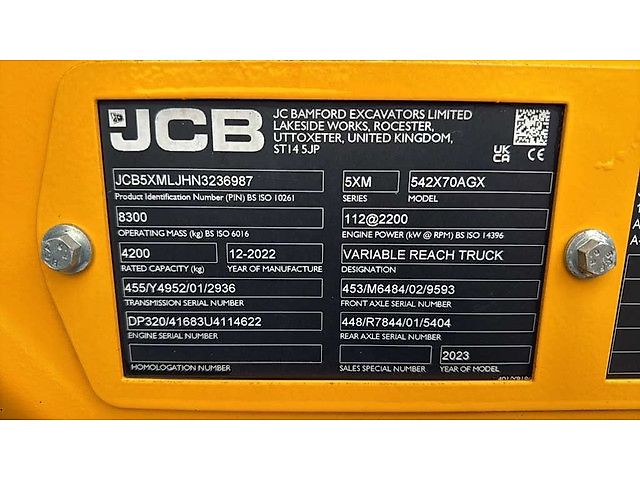 JCB 542-70 Agri Extra