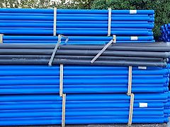 PVC Druckrohre und Hydranten