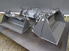 Hofstede 4 in 1 bak kiep schep opschep bak met model Giant of Weidemann aankoppeling