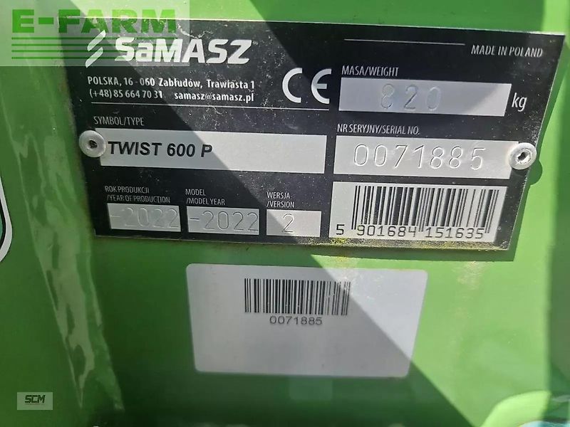 SaMASZ samasz twist 600 front