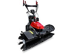 SCHORR RR1000KB Motorbesen inkl. Schneeschild und Auffangbehälter Kehrmaschine Benzin