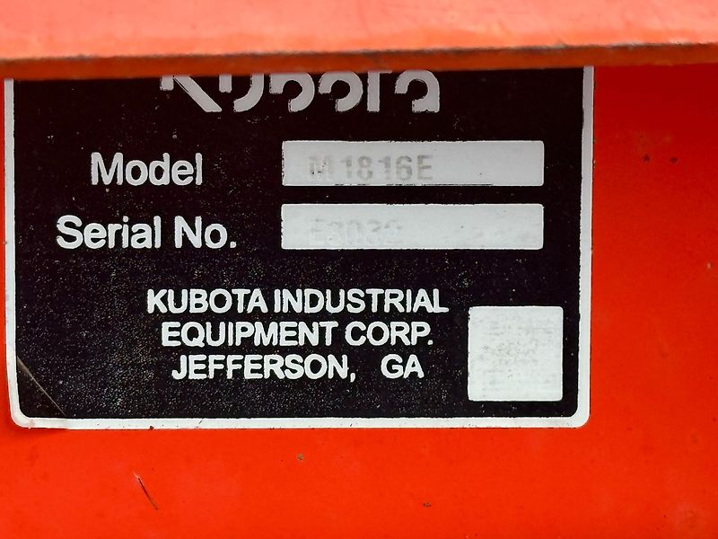 Kubota M1816E Front Loader Bucket