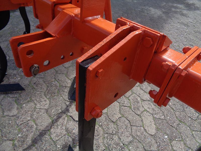 Howard Howard Frontgrubber 4 Stiele 200cm Arbeitdbreite Heckgrubber mit Zapfwellendurchtrieb & Hitch bzw Mechanisches Hubwerk für Anbaugeräte Kreiselegge Zinkenrotor oder andere Anbaugeräte