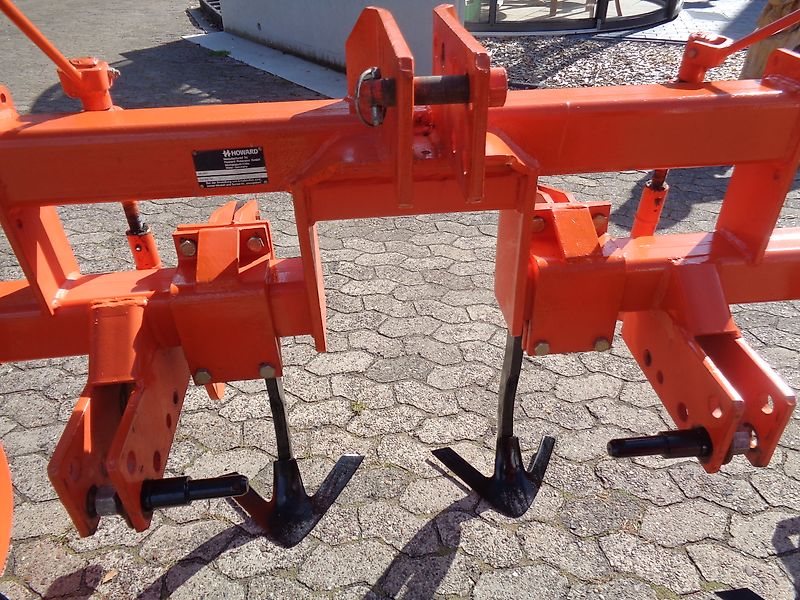 Howard Howard Frontgrubber 4 Stiele 200cm Arbeitdbreite Heckgrubber mit Zapfwellendurchtrieb & Hitch bzw Mechanisches Hubwerk für Anbaugeräte Kreiselegge Zinkenrotor oder andere Anbaugeräte