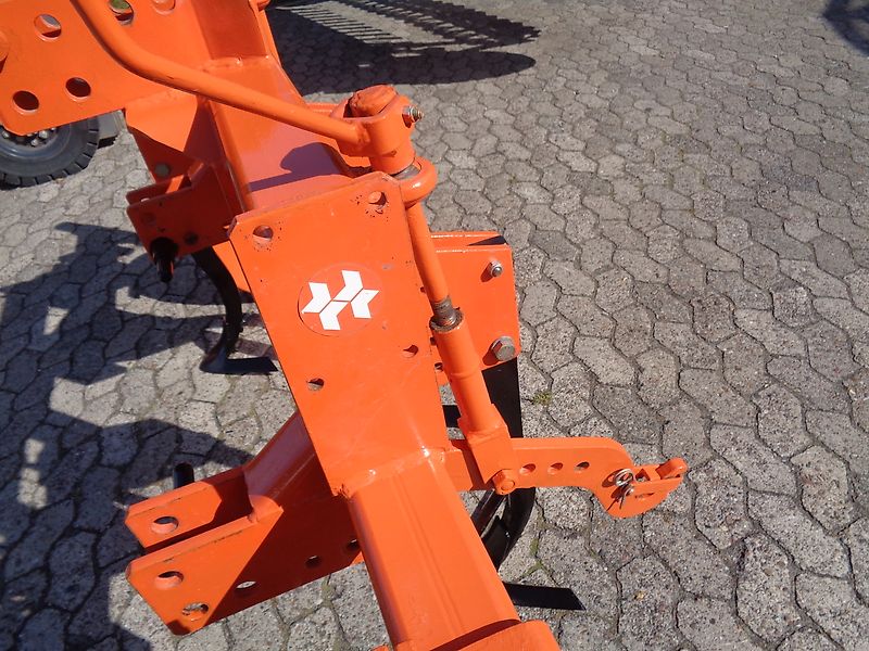 Howard Howard Frontgrubber 4 Stiele 200cm Arbeitdbreite Heckgrubber mit Zapfwellendurchtrieb & Hitch bzw Mechanisches Hubwerk für Anbaugeräte Kreiselegge Zinkenrotor oder andere Anbaugeräte