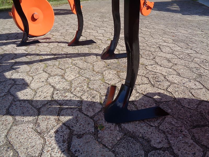 Howard Howard Frontgrubber 4 Stiele 200cm Arbeitdbreite Heckgrubber mit Zapfwellendurchtrieb & Hitch bzw Mechanisches Hubwerk für Anbaugeräte Kreiselegge Zinkenrotor oder andere Anbaugeräte