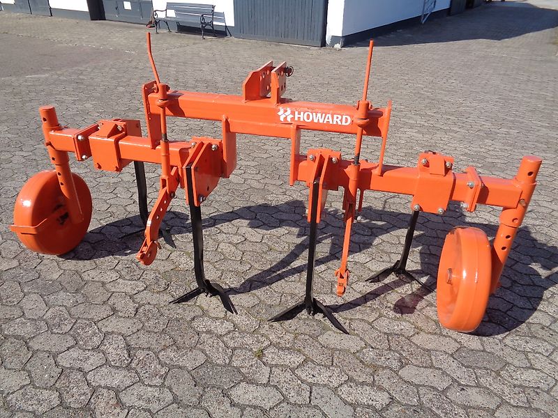 Howard Howard Frontgrubber 4 Stiele 200cm Arbeitdbreite Heckgrubber mit Zapfwellendurchtrieb & Hitch bzw Mechanisches Hubwerk für Anbaugeräte Kreiselegge Zinkenrotor oder andere Anbaugeräte