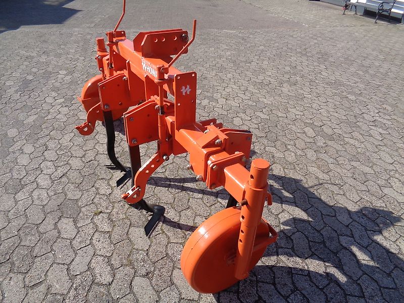 Howard Howard Frontgrubber 4 Stiele 200cm Arbeitdbreite Heckgrubber mit Zapfwellendurchtrieb & Hitch bzw Mechanisches Hubwerk für Anbaugeräte Kreiselegge Zinkenrotor oder andere Anbaugeräte
