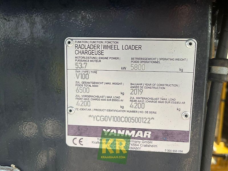 Yanmar V100 shovel #141050