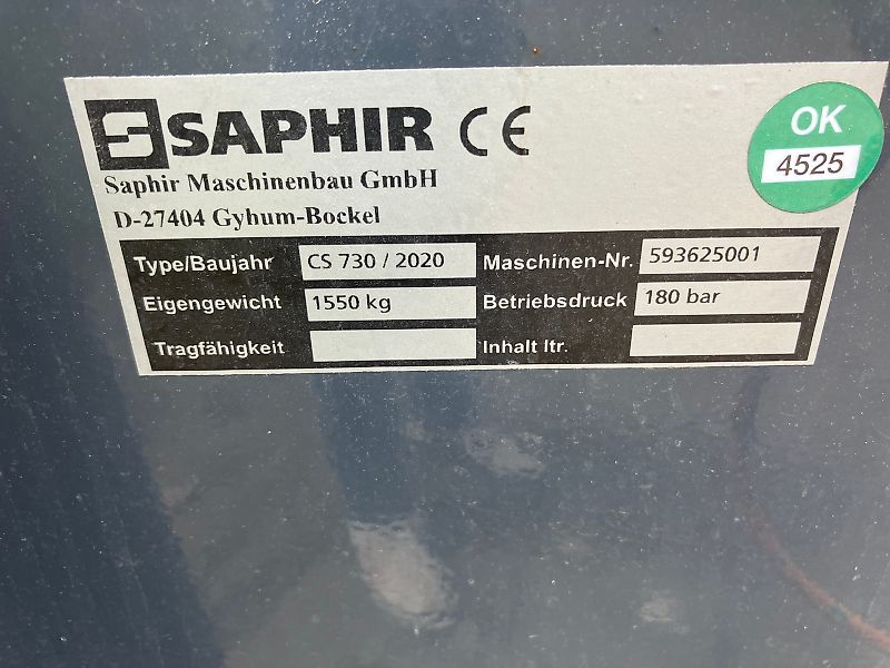Saphir Strohstriegel CleanStar 730