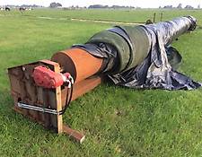 MEZO/ eigenbouw kuilplastic oprolsysteem 12 meter