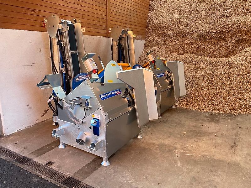 Binderberger Kreissäge Förderband Wippsäge Wippkreissäge