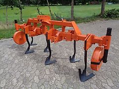 Howard Howard Durchrtiebsgrubber300cm Frontgrubber Heckgrubber Kurzgrubber 6 Stiele mit Steinsicherung Mechanische Hitch mit 500mm Stützräder zur Exakten Arbeitstiefeneinstellung h