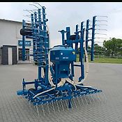 ‼ Wiesenstriegel Wiesenegge Nachsaatgerät Streuer ‼