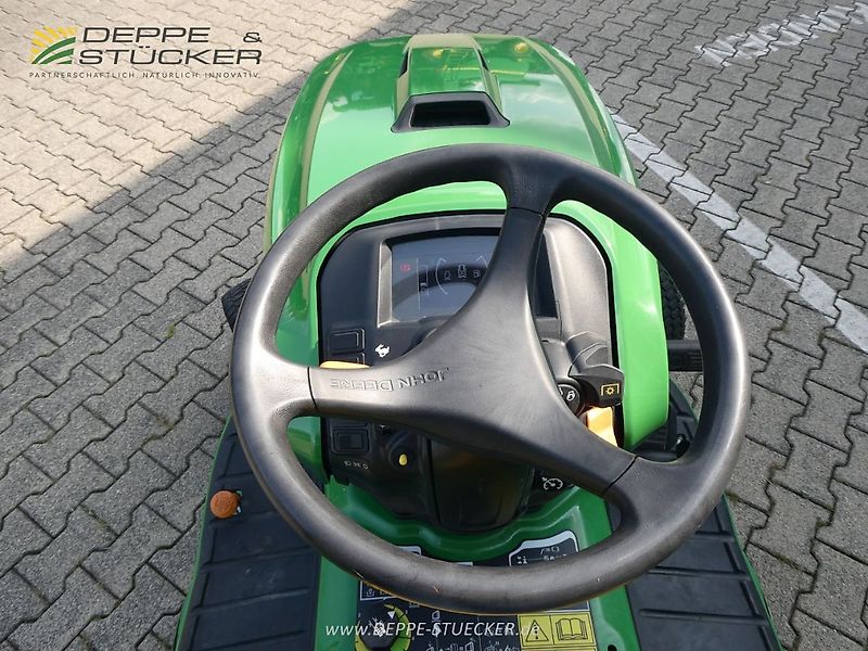 John Deere X950R Hochentleerung