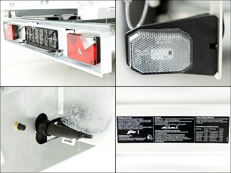 Unsinn Dreiseitenkipper UDK 175x306 3,0t|E-Pumpe|Gitter